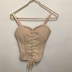 Cream Corset top